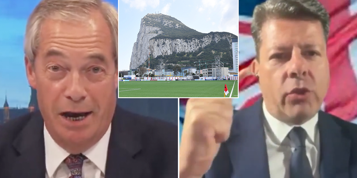 Gibraltar’s chief quizzed by Nigel Farage about Rock being 'less British’ after post-Brexit deal