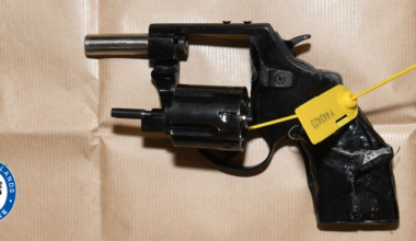 The gun recovered by officers. Photo: West Midlands Police