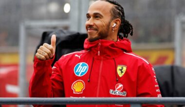 Brad Pitt's text to Lewis Hamilton revealed after Intense "F1" movie test drive