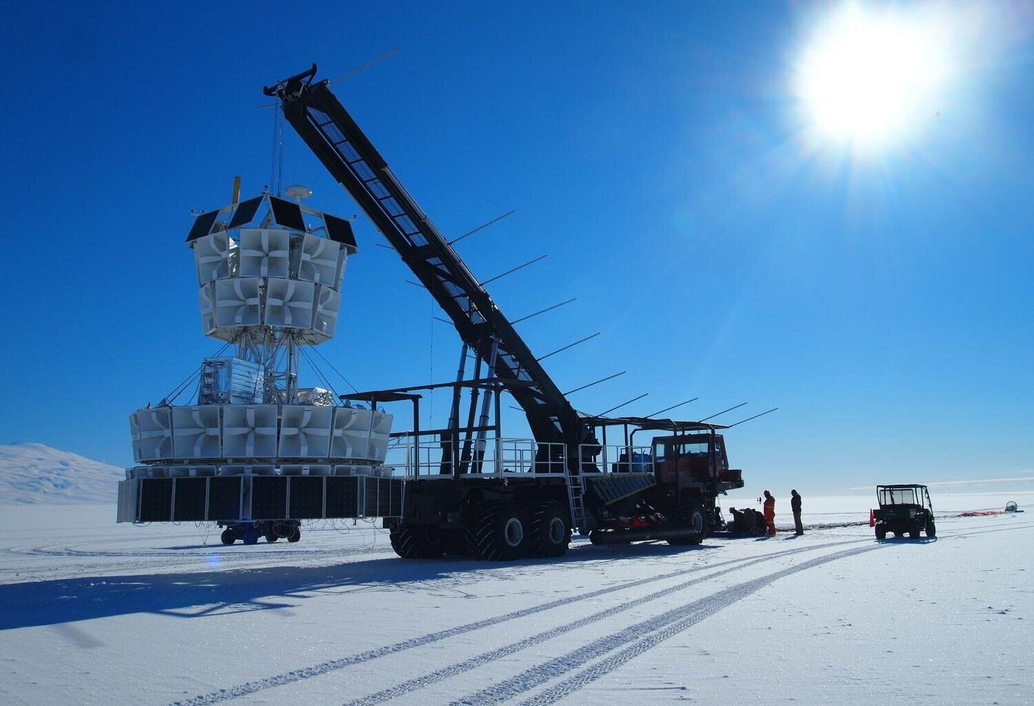 Strange radio pulses detected coming from ice in Antarctica