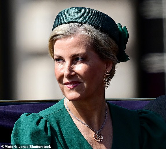 Mandatory Credit: Photo by Victoria Jones/Shutterstock (15352166aj) Sophie Duchess of Edinburgh Trooping the Colour, London, UK - 14 Jun 2025