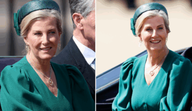 Duchess of Edinburgh wears infinity pendant as she steps out without Lady Louise