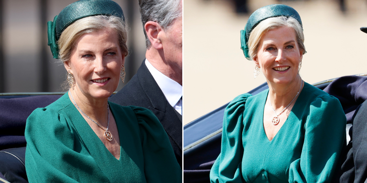 Duchess of Edinburgh wears infinity pendant as she steps out without Lady Louise