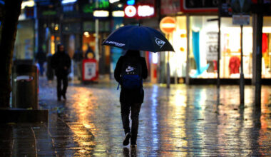 A yellow weather warning for rain has been issued affecting the Black Country