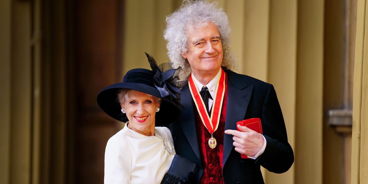 Brian May pays touching tribute to wife Anita Dobson as she marks marks major career achievement
