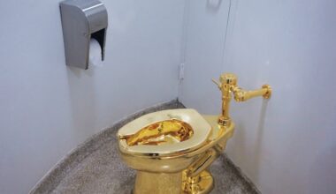 Two Men Sentenced for Stealing Maurizio Cattelan’s Golden Toilet