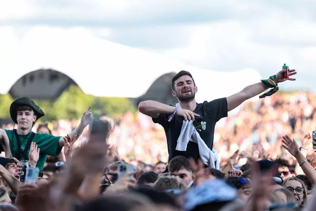 Crowds enjoying Rudimental at the Valley stage at Parklife 2025