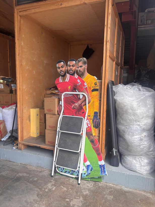 Inside Liverpool Wholesale Clearance Warehouse