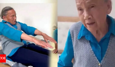 92-year-old Chinese grandma stuns netizens with her daily routine of 200 push-ups and 100 sit-ups |