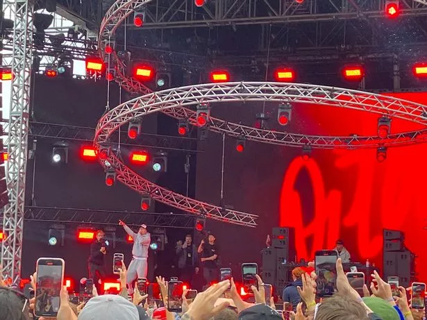 Aitch surprised fans during the BOU set at Parklife 2025