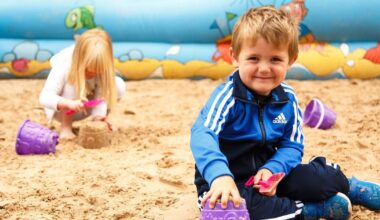 Free manmade beach opening near Birmingham with deckchairs for parents