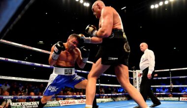 Tyson Fury comeback fight ended in brutal fashion as rival forced to quit on stool
