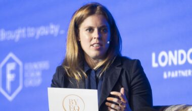 Princess Beatrice emphasises the need to ‘come together’ during London event