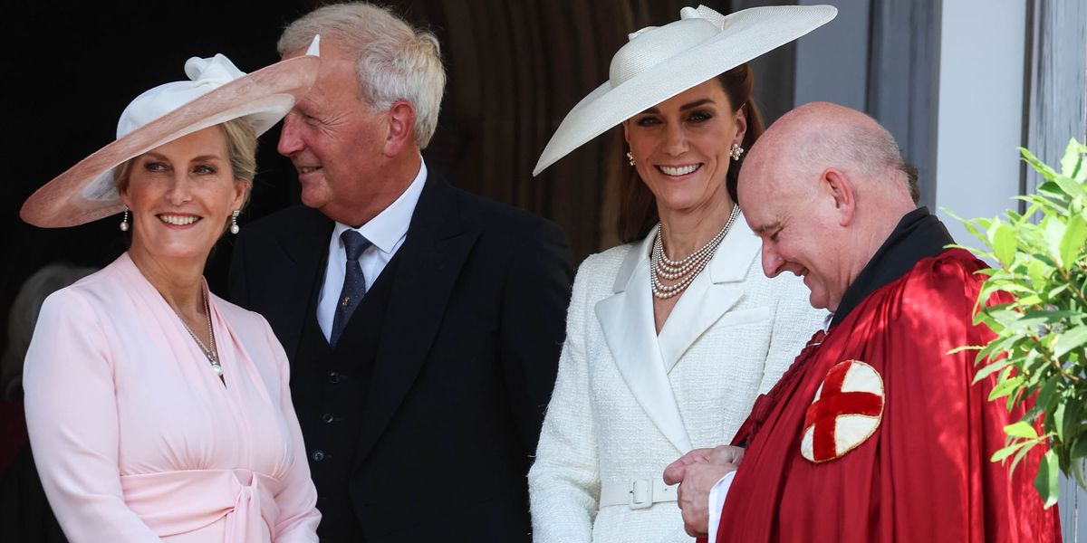 Kate Middleton and Duchess of Edinburgh step out at Windsor Castle for major royal event