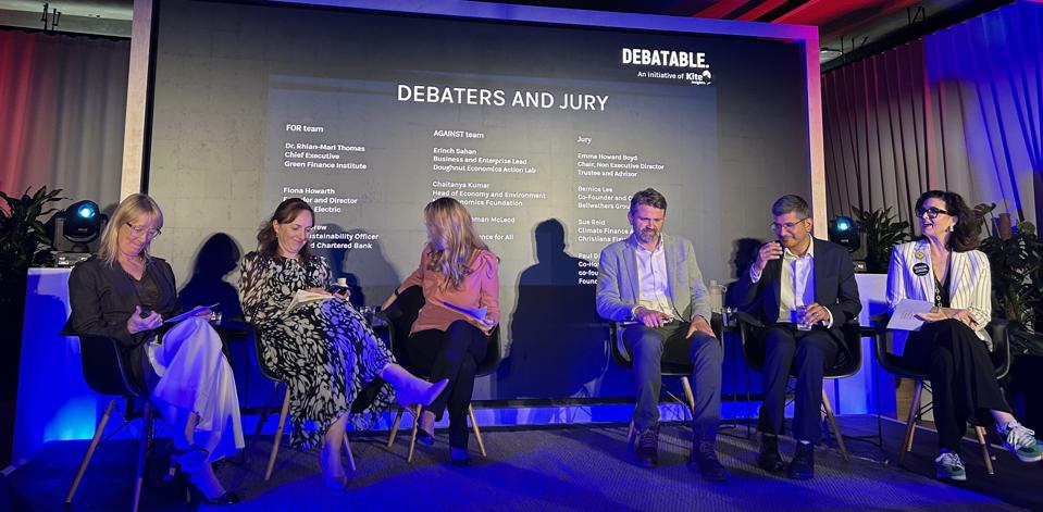 Debate - Debaters on stage
