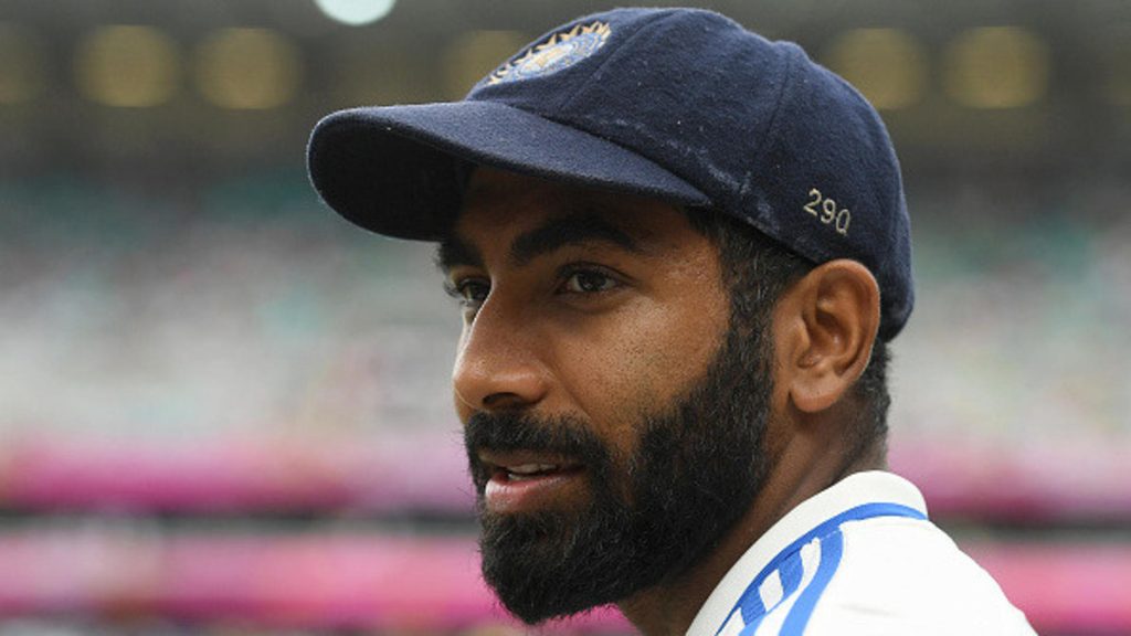 Jasprit Bumrah of India looks on before day one of the Fifth Men