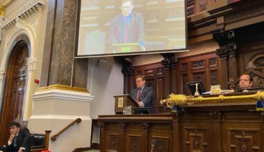Birmingham City Council leader John Cotton during the 2025 budget meeting. Credit: Alexander Brock. Permission for use for all LDRS partners.