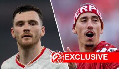 Liverpool make new decision at left-back with Andy Robertson likely to leave for Atletico Madrid