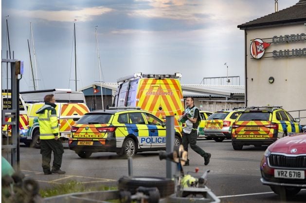 Carrickfergus: Emergency services tasked after report of boat capsizing off Co Antrim coast