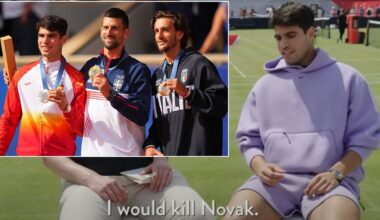 Carlos Alcaraz defends choice to 'kill' Novak Djokovic in innocent game ahead of Wimbledon
