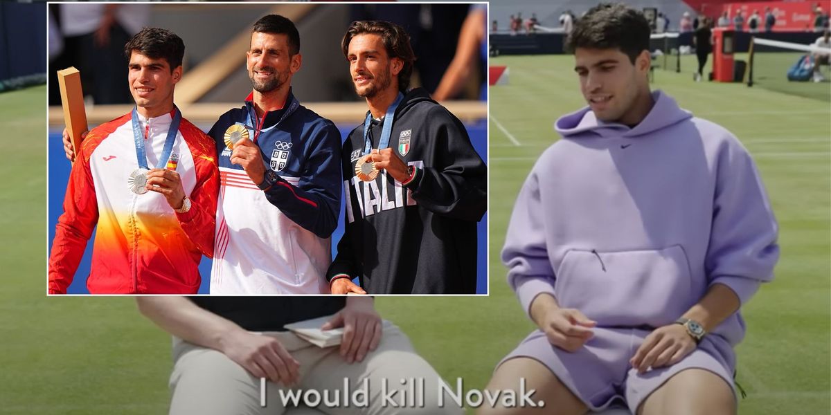 Carlos Alcaraz defends choice to 'kill' Novak Djokovic in innocent game ahead of Wimbledon