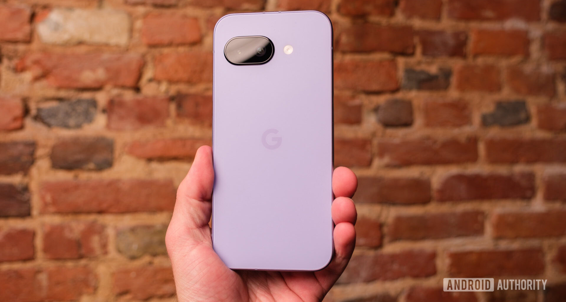 Google Pixel 9a in hand