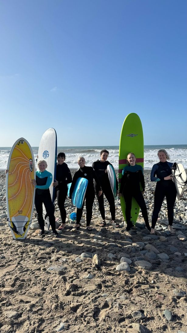 Liverpool's Board Girls Club, made up of women who love to surf