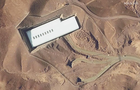 TOPSHOT - (FILES) This handout satellite image provided by Maxar Technologies and taken on February 12, 2025 shows an overview of the Fordo (Fordow) uranium enrichment facility, south of the capital Tehran. US President Donald Trump said June 21, 2025 the US military has carried out a "very successful attack" on three Iranian nuclear sites, including the underground uranium enrichment facility at Fordow. (Photo by Satellite image Â©2025 Maxar Technologies / AFP) / RESTRICTED TO EDITORIAL USE - MANDATORY CREDIT "AFP PHOTO / Satellite image Â©2025 Maxar Technologies " - NO MARKETING - NO ADVERTISING CAMPAIGNS - DISTRIBUTED AS A SERVICE TO CLIENTS - The watermark may not be removed/cropped / THE WATERMARK MAY NOT BE REMOVED/CROPPED (Photo by -/Satellite image Â©2025 Maxar Technologies/AFP via Getty Images)