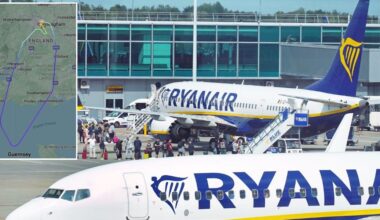 Ryanair flight forced to make U-turn after 'mid-air emergency' reported 192 miles into Tenerife trip