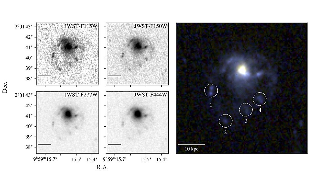 New galaxy discovered with the James Webb Space Telescope
