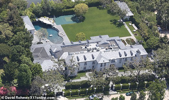 Diidy' home raided by the FBI march 25 2024PREMIUM EXCLUSIVE - Aerial shots of P Diddy's Holmby Hills estate home, worth nearly forty million, boasts an underwater tunnel and a thirty-five seat theater, on Friday, 2023  X17online.com David Rohmer/X17online.com