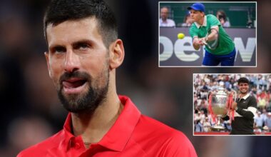 Novak Djokovic is in trouble ahead of Wimbledon 2025
