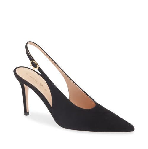 Suede Slingback Pump