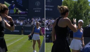 Tennis star responds after rival screamed 'nobody likes you' in fracas that forced umpire intervention