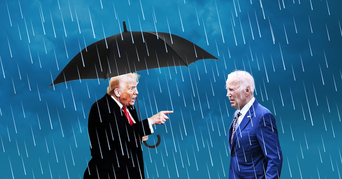 Trump Complains Joe Biden Let Thunderstorms Into the United States