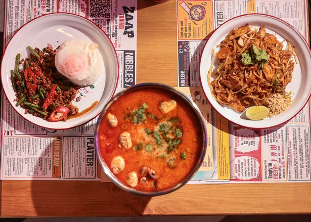 The Pad Ga Prao, Tom Yum Mor Fai soup and the Pad Thai Bo Ran are amongst some of the most popular dishes on the menu