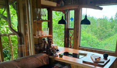 Balance Treehouse in Forkhill review: NI treehouse Airbnb could have been designed by woodland fairies... and it has a voice-controlled hot tub