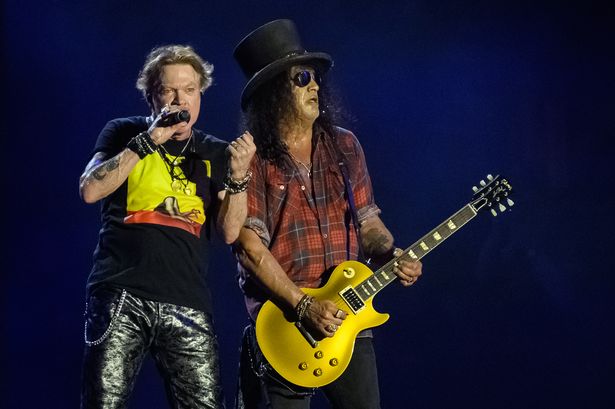 Axl Rose and Slash of Guns N' Roses