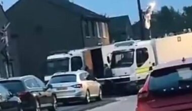 Newtownards security alert: Police at scene