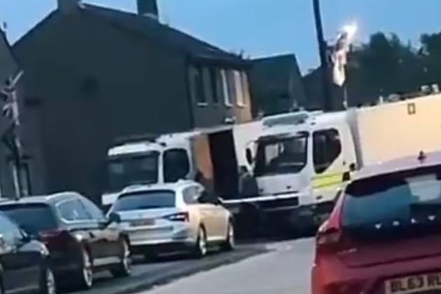 Newtownards security alert: Police at scene