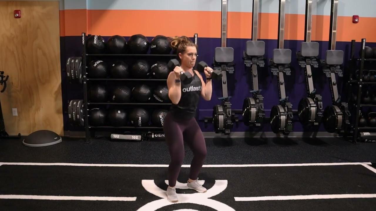 Dual Dumbbell Hang Clean and Press - YouTube