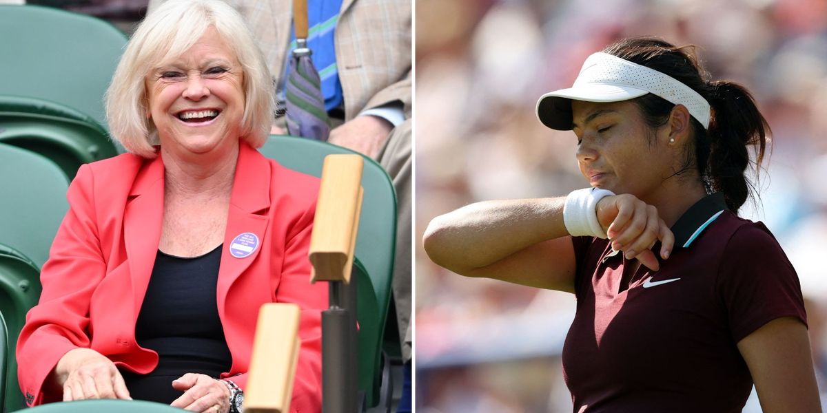 Sue Barker, 69, makes 'fluke' admission about Emma Raducanu ahead of Wimbledon 2025