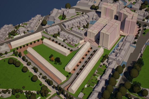 The new plans for Redcatch Quarter, on the site of the Broadwalk Shopping Centre in Knowle