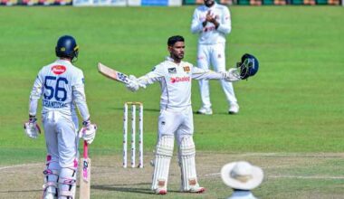 Sri Lanka take the ascendancy as Nissanka slams ton