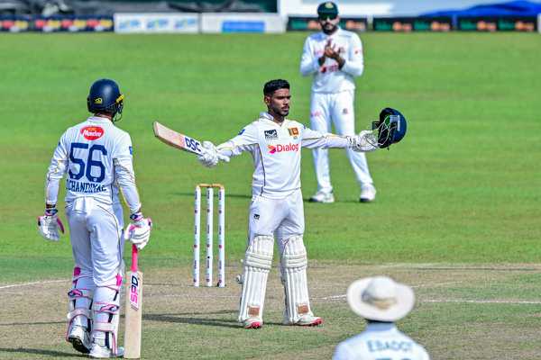 Sri Lanka take the ascendancy as Nissanka slams ton