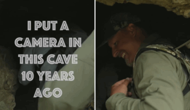 Camera in cave