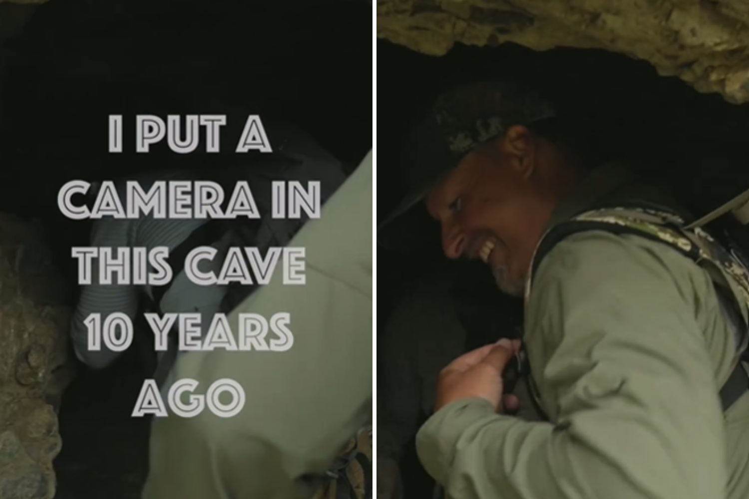 Camera in cave