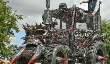 The latest sculpture from the British Ironwork Centre.