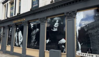 Black Sabbath mural trail - The Crown pub, where the band played their first gig.