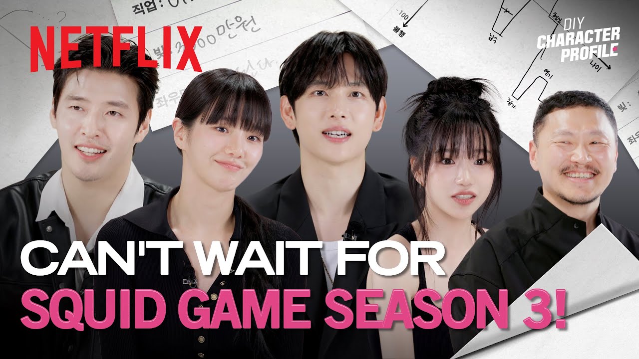 The Squid Game Cast Explains their Characters' Backstories | Netflix - YouTube